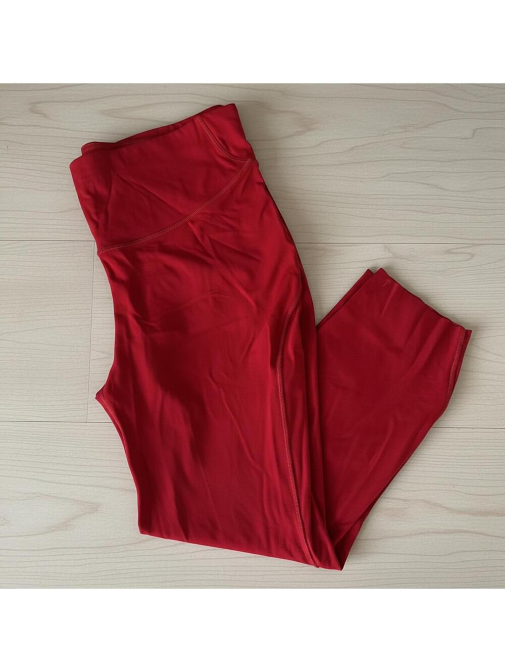 Lululemon Red Athletic Leggings Size 14